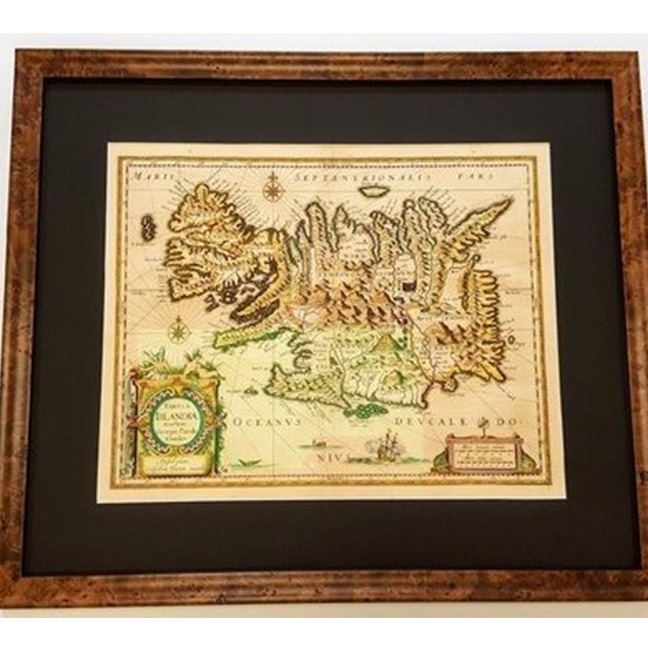 custom framing of a map