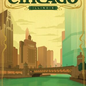 St. Patricks Day Chicago Poster