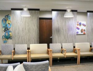 Custom framed artwork and sculpture for WEC Healthcare