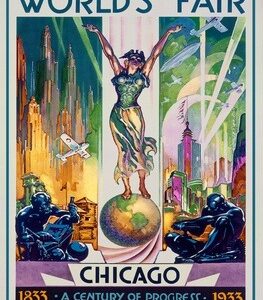 World's Fair Spirit of Chicago By Glen Scheffer. Designed in 1933 for the Century of Progress.